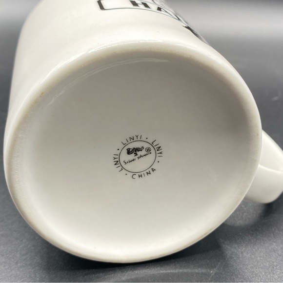 LINYI Sunflower Haight-Ashbury White Coffee Mug Silver Phoenix - Picture 6 of 7